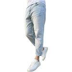 Jeans uomo GIANNI LUPO cropped chiaro graffiato (acquistare 2 taglie in meno della solita che indossate)