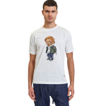 T-shirt uomo GIANNI LUPO 100% cotone con stampa Teddy e dettagli ricamo