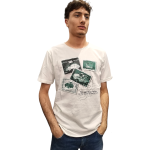 T-shirt uomo BERNA Italia 100% cotone girocollo con stampa 500
