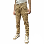 Pantalone uomo GIANNI LUPO modello cargo slim fit in cotone 