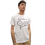 T-shirt uomo BLOCK-ELEVEN BL.11 in cotone girocollo con stampa