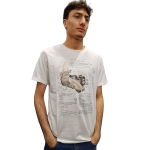 T-shirt uomo BERNA girocollo 100% cotone con stampa Lambretta