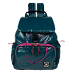 Zaino donna MUNICH recycled Backpack in tessuto lucido effetto piumino