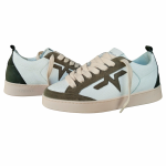 Sneakers uomo TWELVE lavorata a mano in vera pelle/camoscio e plantare memory