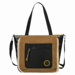 Borsa donna MUNICH Deep shopper con dettagli in eco montone