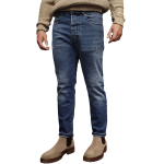 Jeans uomo IMPERIAL slim fit blu denim con abrasioni