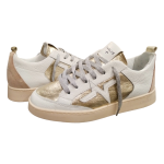 Sneakers donna TWELVE lavorata a mano in vera pelle e con plantare memory