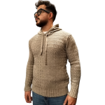 Maglia uomo IMPERIAL misto lana d'alpaca con cappuccio